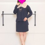 小柄さん必見！ニットセットアップでスタイルアップ！＜クリスマスパーティー編＞お客様のオーダーコーデVol.12
